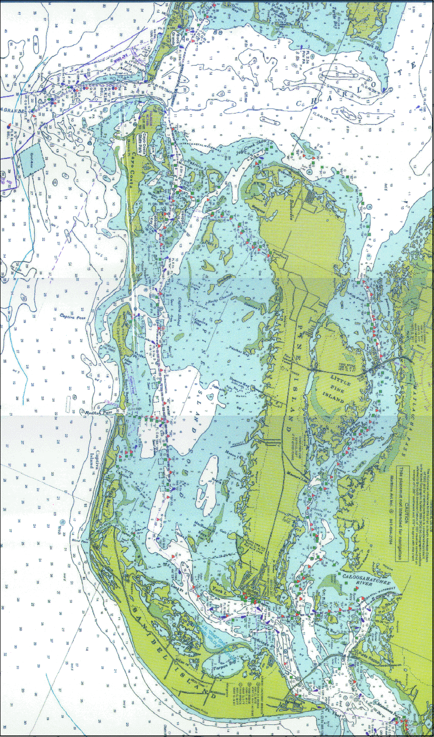 Map Pine Island Florida